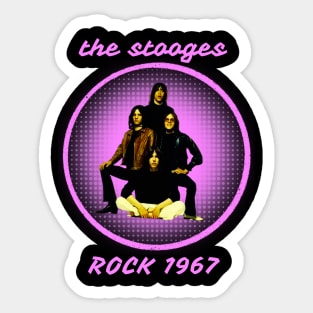 the stooges rock 1967 Sticker